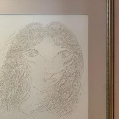 Portrait, Line Drawing 