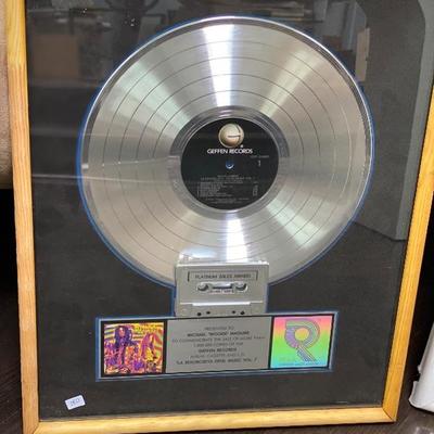 White Zombie RIAA record and cassette awards