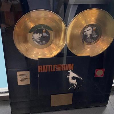 U2 gold record award