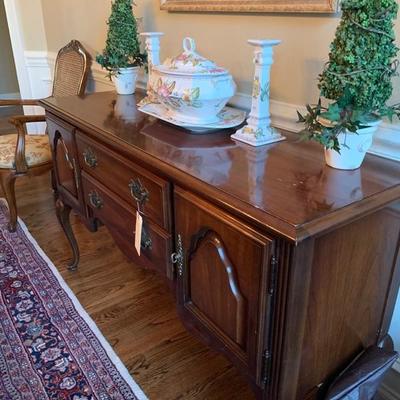 Queen Anne style sideboard $350
57 X 19 X 34