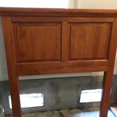 Twin wooden headboard $85