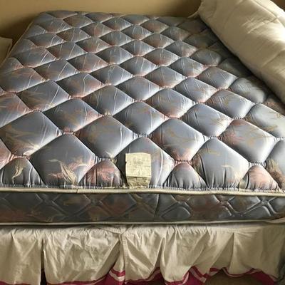 Queen size mattress and boxspring with frame $75