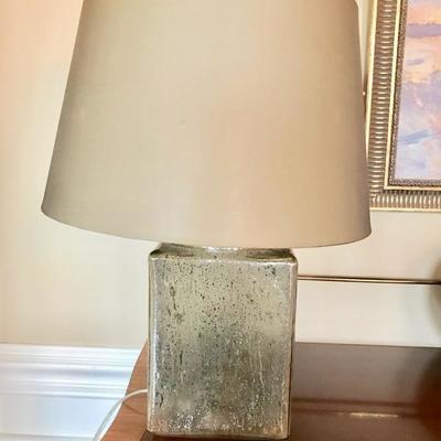 Mercury glass lamp $79