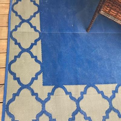 Indoor/outdoor rug $45
12'3" X 9'