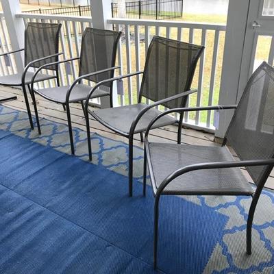 Out door chair $25 each 6 available