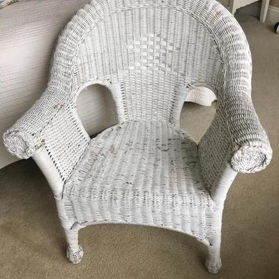 Wicker chair $35 "as is"