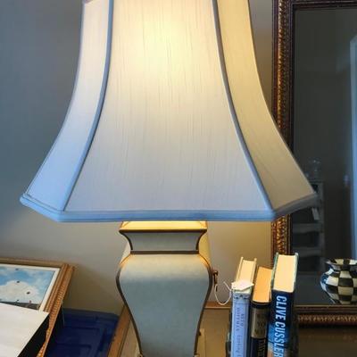Gold metal lamp $95