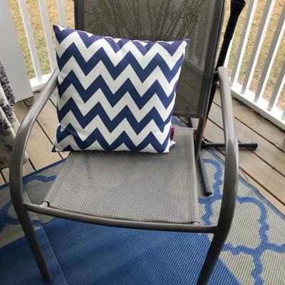Out door chair $25 each 6 available