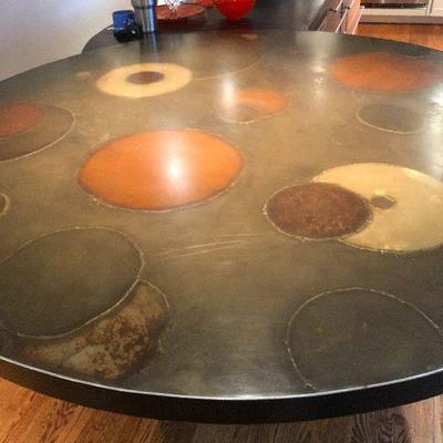 VERY Heavy table made by local artist