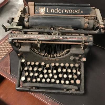 Underwood typewriter $195