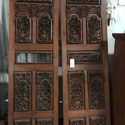 Pair of carved doors $1,700