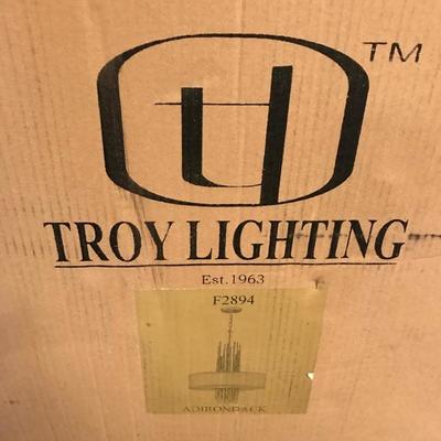 New in the box Troy Lighting chandelier $295