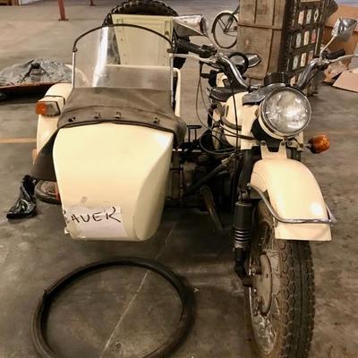Russian motorcycle with sidecar $3,000
no key or title