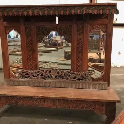 Bench with mirror $3,500