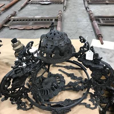 1800's Dutch oil chandelier $425
3 available