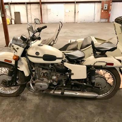 Russian motorcycle with sidecar $3,000
no key or title