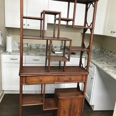 Mid-century modern rosewood shelf $795