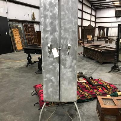 Custom made aluminum cabinet $495