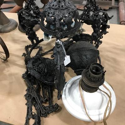 1800's Dutch oil chandelier $425
3 available