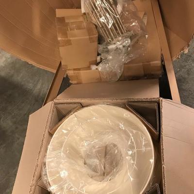 New in the box Troy Lighting chandelier $295