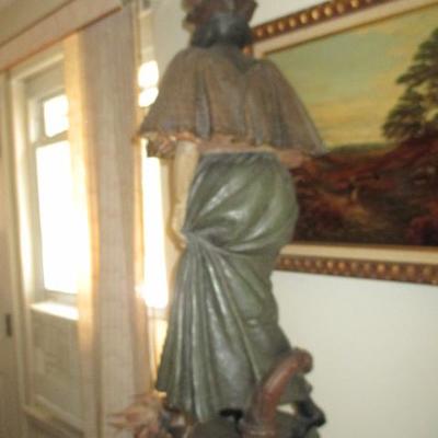 Friedrich Goldscheider Large Terracotta Statue Signed