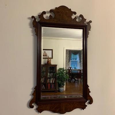 Federal Chippendale Style Looking Glass Mirror $300.00