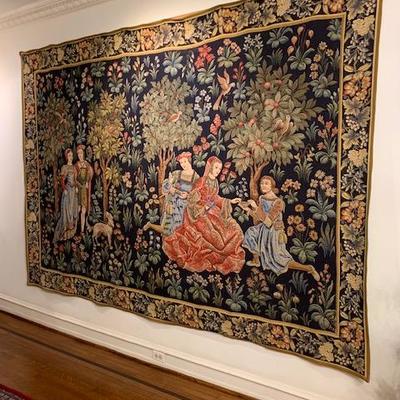 Point de L'Halluin French Tapestry 9' x 7' $350.00