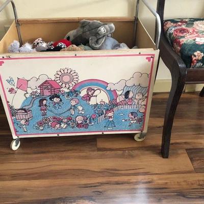 Vintage toy box from 70’s $22 