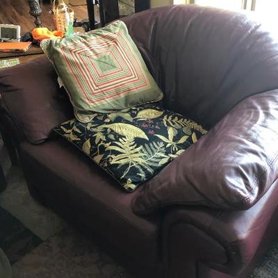 Leather chair $300 