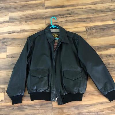 Leather menâ€™s jacket $25 