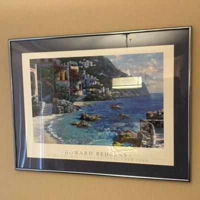 Howard Behrens print - Capri Del Mar