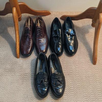 Just 3 pairs of over 20 pairs of very nice and well kept Men's dress shoes 