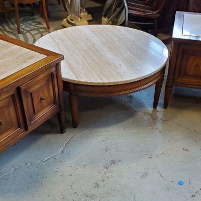 Vtg Marble-Top Tables 3