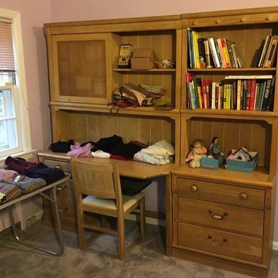 Lexington. Desk & Chest with hutch sold individually