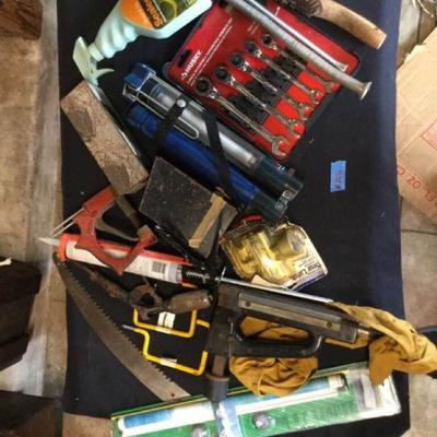 WST206 Assortment of Tools & Garage Items