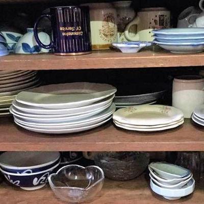 WST026 Various Ceramic Dishes, Glassware & More