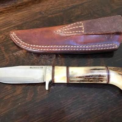 Morseth 3.5'' Blade Stag Handle Knife