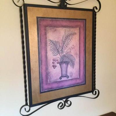 Las Palmas Metalwork Framed Print