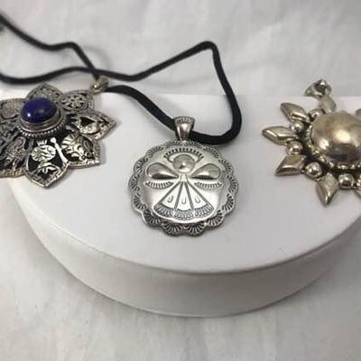 Sterling Silver Pendants - 3