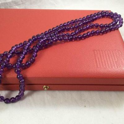 Amethyst Rope Necklace from Gump's