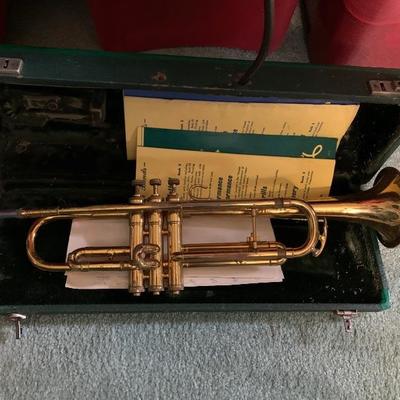 Vintage trumpet $45