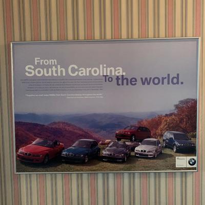 BMW plant start up collectible poster $35