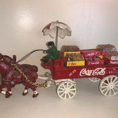 Reproduction Coca Cola delivery wagon $30