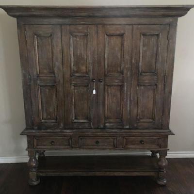 Farmhouse TV Cabinet
74”H x 68”W
$395 FIRM PRICE; if interested call (314) 805-6219 