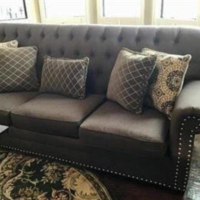 Chocolate Brown 3 cushion sofa
40”D x 96” Long x 40” High
Full price $550.00; If interested call (314) 805-6219 