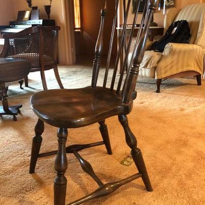 Windsor side chair; set of 4; Height = 36