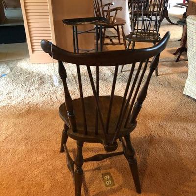 Windsor side chair; set of 4; Height = 36