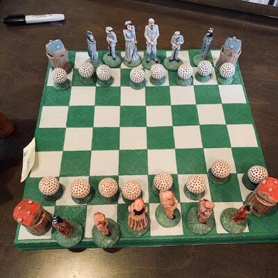 Golfer Chess Set 