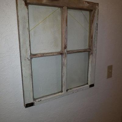 SHABBY CHIC WINDOW WALL DECOR $15
