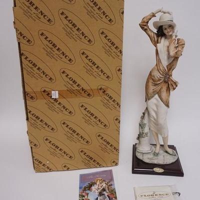 1021	FLORENCE GIUSEPPI ARMANI LIM ED FIGURE *VALENTINA*. 603 OF 5000 19 IN H COMES WITH FITTED BOX
